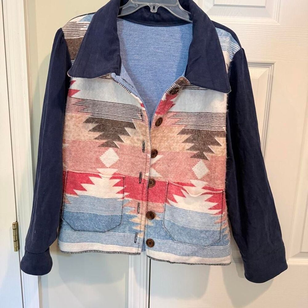 Upcycled Chore Jacket - Picture 2 of 4